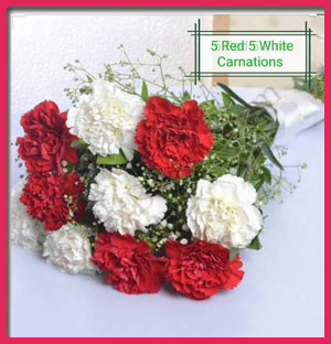 5-red-&-5-white-carnations